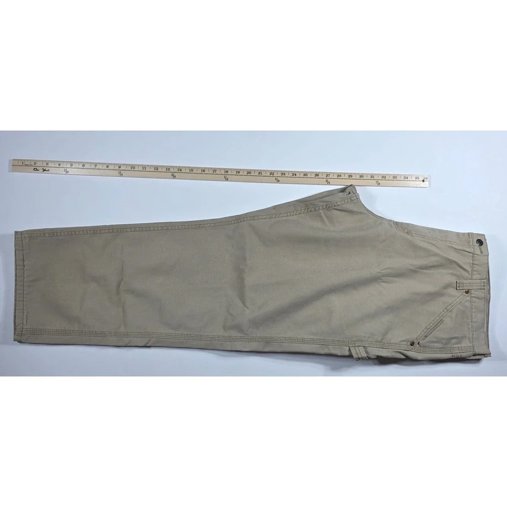 Lee Men's Carpenter Pants Loose Fit Straight Leg Khaki Tan 40x30 NWT